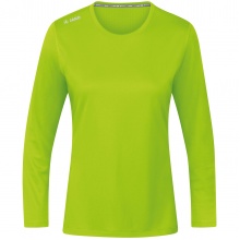 JAKO Sport Long Sleeve Shirt Run 2.0 (100% Polyester, breathable) neon green Women