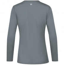 JAKO Sport Long Sleeve Shirt Run 2.0 (100% Polyester, breathable) grey Women