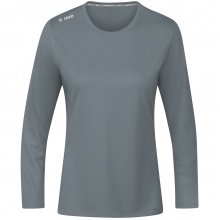 JAKO Sport Long Sleeve Shirt Run 2.0 (100% Polyester, breathable) grey Women