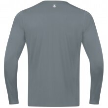 JAKO Sport Long Sleeve Shirt Run 2.0 (100% Polyester, breathable) grey Men