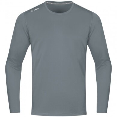 JAKO Sport Long Sleeve Shirt Run 2.0 (100% Polyester, breathable) grey Men