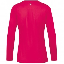 JAKO Sport Long Sleeve Shirt Run 2.0 (100% Polyester, breathable) pink Women