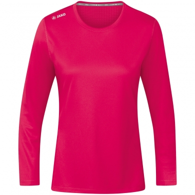 JAKO Sport Long Sleeve Shirt Run 2.0 (100% Polyester, breathable) pink Women