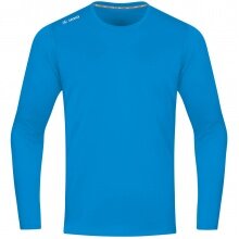 JAKO Sport Long Sleeve Shirt Run 2.0 (100% Polyester, breathable) blue Men