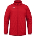 JAKO Coach Jacket Team (100% Polyester, water-repellent outer material) red Men