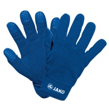 Jako Field Player Gloves Fleece (100% Polyester, quick-drying) royal blue - 1 pair