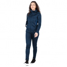 JAKO Leisure Suit Challenge with Hood (Jacket and Trousers, sporty cut) dark blue/royal Women