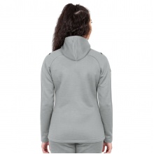 JAKO Leisure Suit Challenge with Hood (Jacket and Trousers, sporty cut) light grey Women