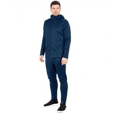 JAKO Leisure Suit Challenge with Hood (Jacket and Trousers, sporty cut) dark blue/royal Men