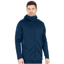 JAKO Leisure Jacket Challenge with Hood (100% Polyester) Dark Blue/Royal Men