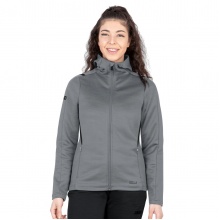 JAKO Leisure Jacket Challenge with Hood (100% Polyester) Dark Grey Women