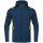 JAKO Leisure Jacket Challenge with Hood (100% Polyester) Dark Blue/Yellow Boys