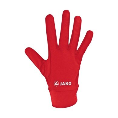 Jako Field Player Gloves Function (Flexible Fit, Quick-Drying) Red - 1 Pair