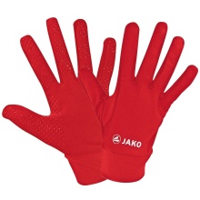 Jako Field Player Gloves Function (Flexible Fit, Quick-Drying) Red - 1 Pair