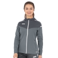 JAKO Hooded Jacket Champ 2.0 (100% Polyester) grey Women