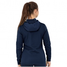 JAKO Hooded Jacket Champ 2.0 (100% Polyester) navy blue/light blue Women