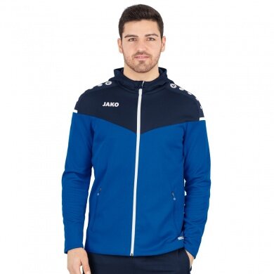 JAKO Hooded Jacket Champ 2.0 (100% Polyester) blue/navy Men