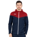 JAKO Hooded Jacket Champ 2.0 (100% Polyester) navy blue/red Men