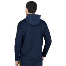 JAKO Hooded Jacket Champ 2.0 (100% Polyester) navy/yellow Men