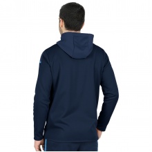 JAKO Hooded Jacket Champ 2.0 (100% Polyester) navy blue/light blue Men