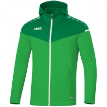 JAKO Hooded Jacket Champ 2.0 (100% Polyester) green Kids