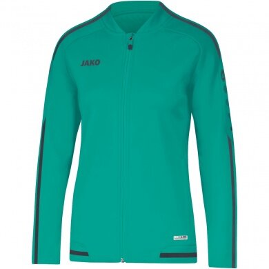 JAKO Leisure Jacket Striker 2.0 turquoise/anthracite Women