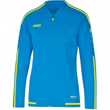 JAKO Leisure Jacket Striker 2.0 blue/neon yellow Women