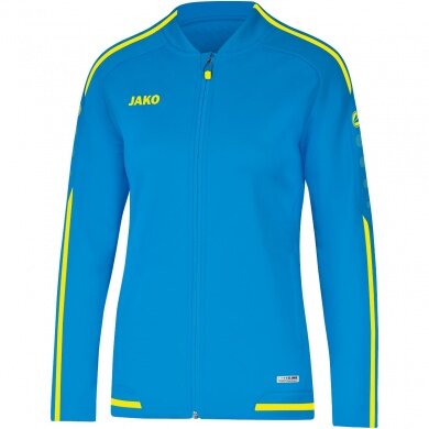 JAKO Leisure Jacket Striker 2.0 blue/neon yellow Women