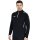 JAKO Long Sleeve Zip Top Challenge - Fleece Lining, Zip Fastening - Black/White Men