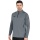 JAKO Long-sleeved Zip Top Challenge - Fleece Lining, Zip Fastening - Grey Men