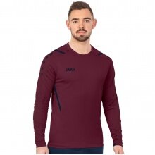 JAKO Long-sleeved shirt (Sweat) Challenge - optimal freedom of movement - burgundy Men