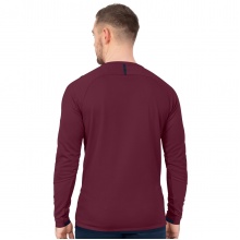 JAKO Long-sleeved shirt (Sweat) Challenge - optimal freedom of movement - burgundy Men