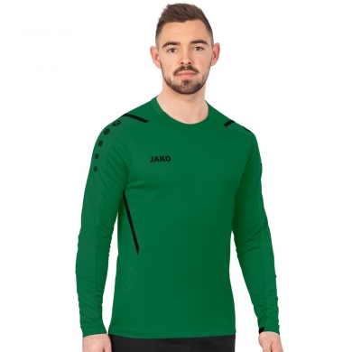 JAKO Long-sleeved shirt (Sweat) Challenge - optimal freedom of movement - green Men