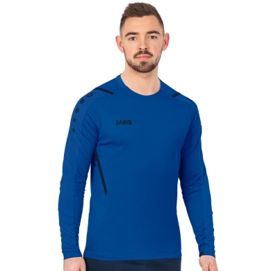 JAKO Long-sleeved shirt (Sweat) Challenge - optimal freedom of movement - royal blue Men