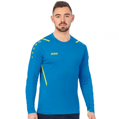 JAKO Long-sleeved shirt (Sweat) Challenge - optimal freedom of movement - light blue Men