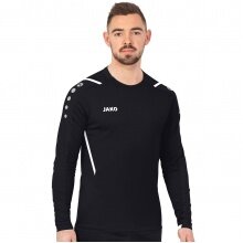 JAKO Long-sleeved shirt (Sweat) Challenge - optimal freedom of movement - black/white Men