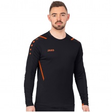 JAKO Long Sleeve Shirt (Sweat) Challenge - optimal freedom of movement - black/orange Men