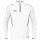 JAKO Long-sleeved Shirt Ziptop Challenge - Fleece lining, Zip fastening - white Boys