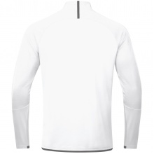 JAKO Long-sleeved Shirt Ziptop Challenge - Fleece lining, Zip fastening - white Boys