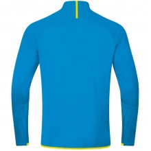 JAKO Long-sleeved Shirt Ziptop Challenge - Fleece Lining, Zip Fastening - light blue Boys