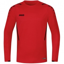 JAKO Long-sleeved shirt (Sweat) Challenge - optimal freedom of movement - red Boys