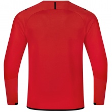 JAKO Long-sleeved shirt (Sweat) Challenge - optimal freedom of movement - red Boys