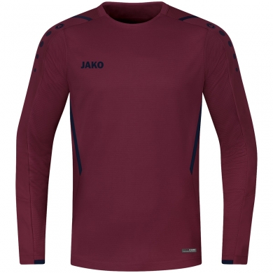 JAKO Long-sleeved shirt (Sweat) Challenge - optimal freedom of movement - burgundy boys