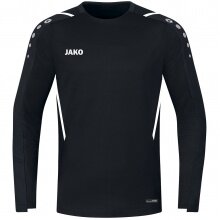 JAKO Long-sleeved shirt (Sweat) Challenge - optimal freedom of movement - black/white Boys