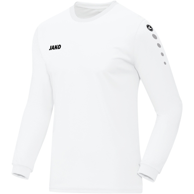 JAKO Sport Long Sleeve Jersey Team (100% Polyester) White Kids