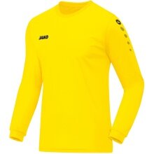 JAKO Sport Long Sleeve Shirt Team Jersey (100% Polyester) Yellow Kids