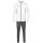 JAKO Tracksuit Challenge with Hood (Jacket and Trousers) White/Anthracite Grey Boys