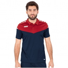 JAKO Sport-Polo Champ 2.0 (100% Polyester) navy/red Men