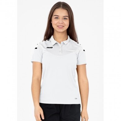 JAKO Sport-Polo Champ 2.0 (100% Polyester) white Women