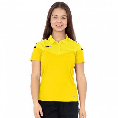 JAKO Sport Polo Champ 2.0 (100% Polyester) yellow Women